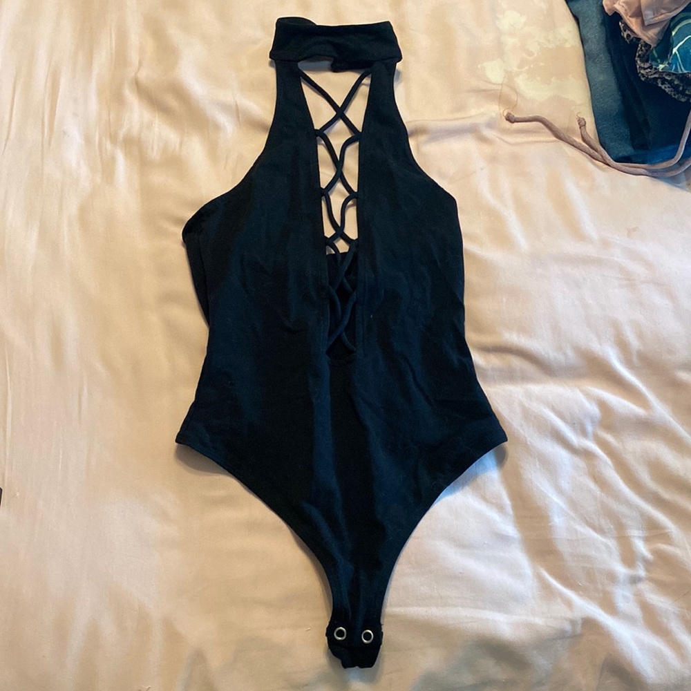 Express Black bodysuit size XS